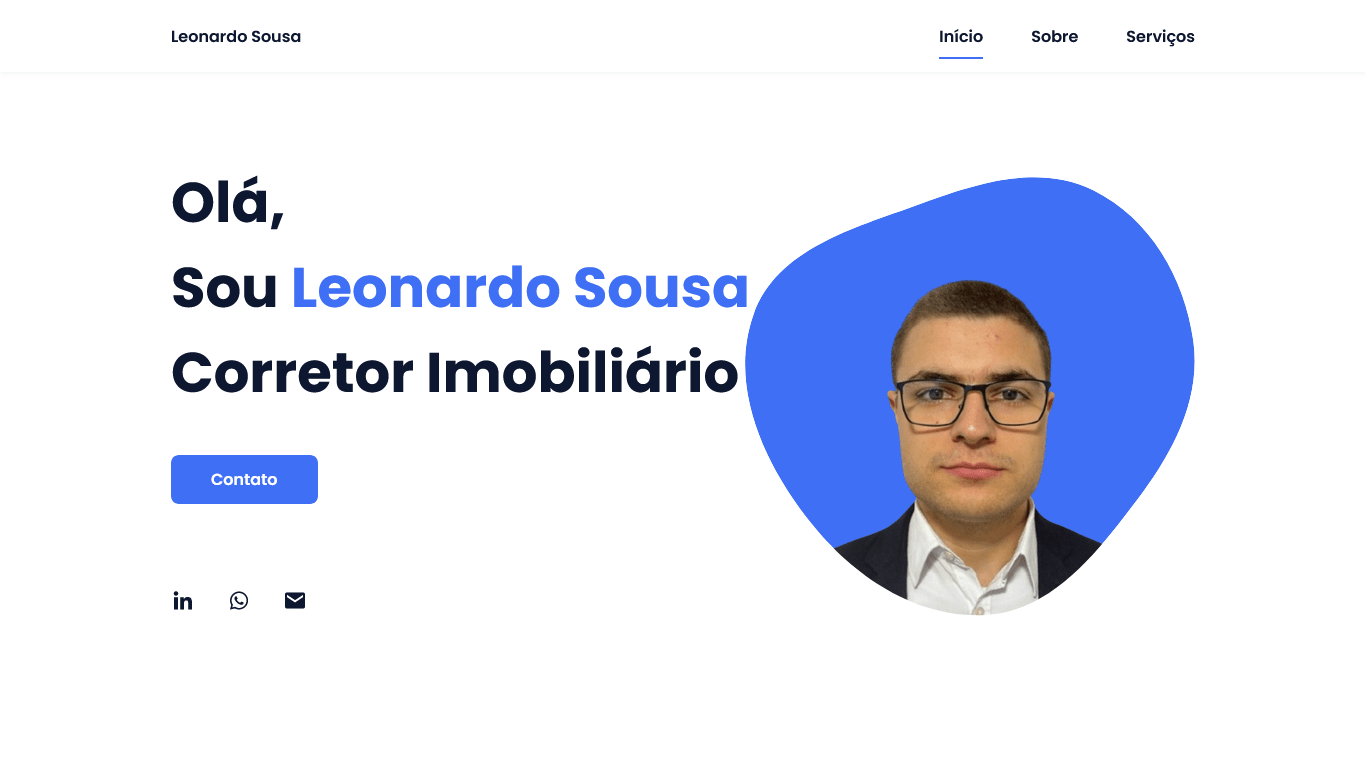 Site Leonardo Corretor de Imóveis